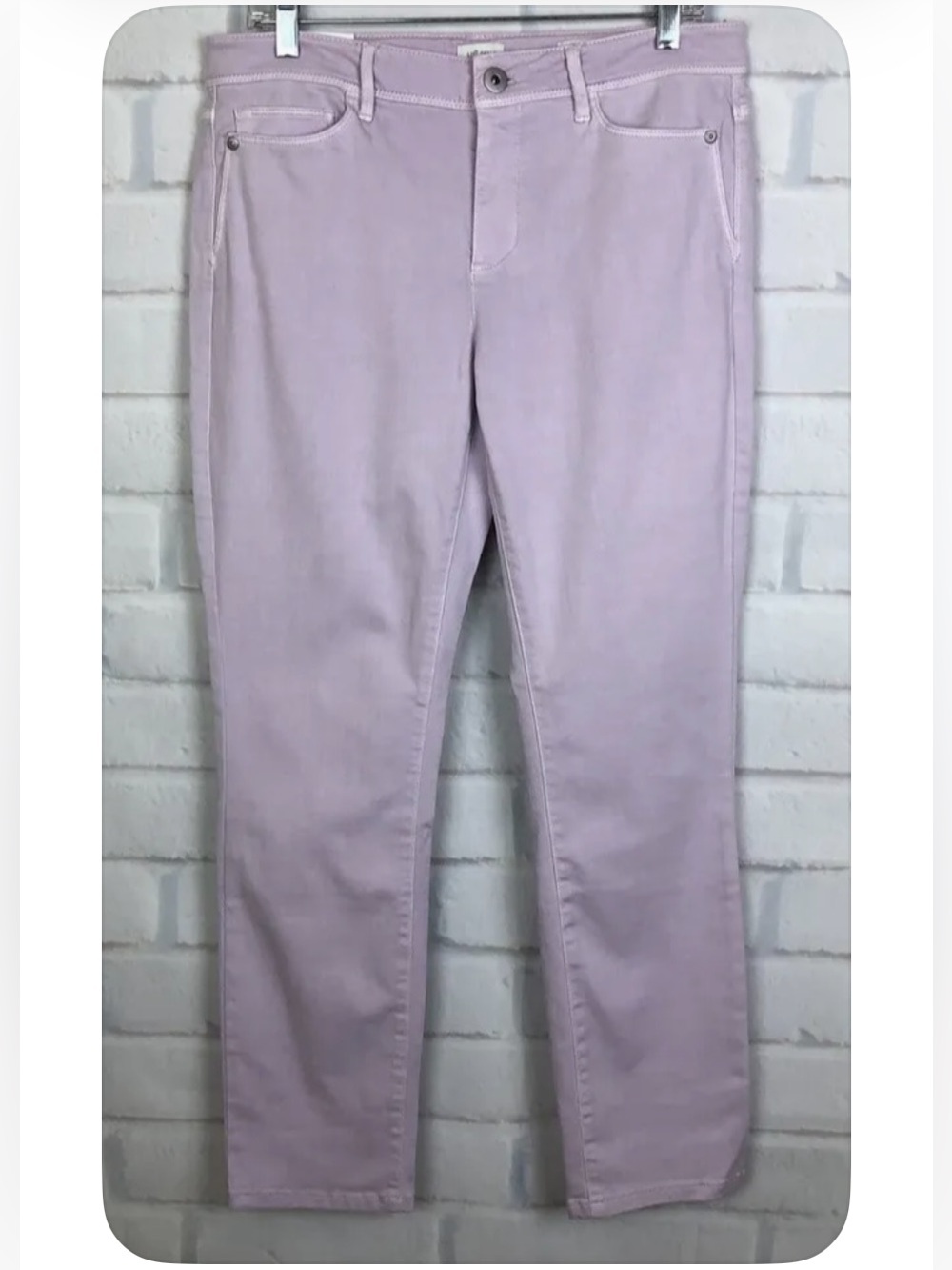 J Jill Light Pale Orchid Women's Stretch Ankle Jeans